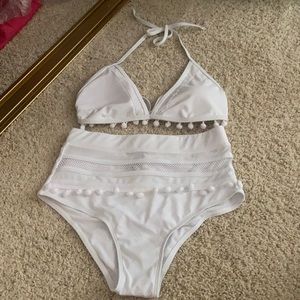 WHITE BIKINI - SMALL - NEVER WORN
